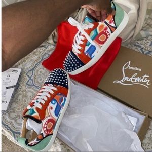 Christian louboutin shoe sizes 8:5.. wear 1 time nice and clean